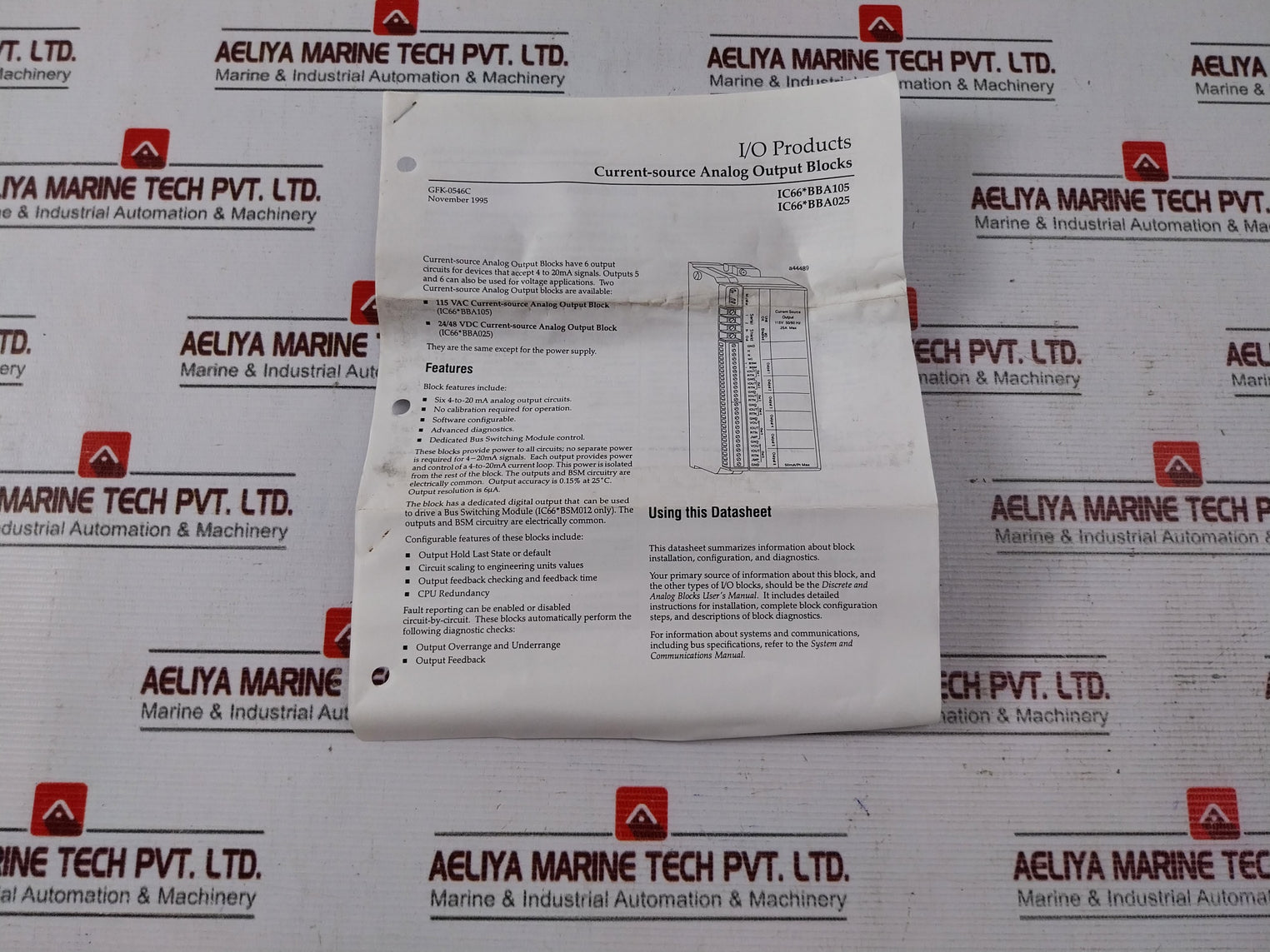 Ge Fanuc Ic660Bbd024 Genius I/O Bus Switching Module