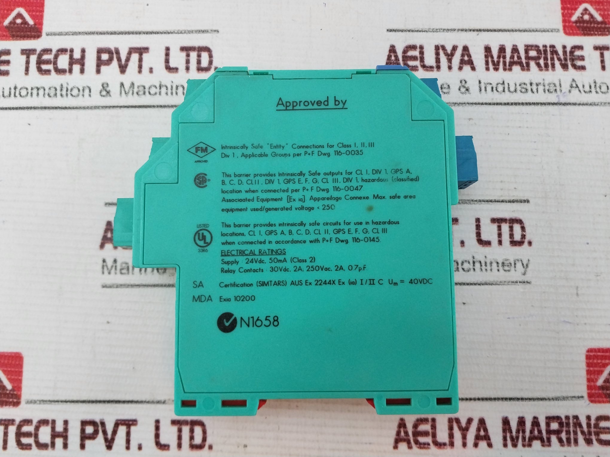 Pepperl+Fuchs Kfd2-sr2-ex2.W Switch Amplifier 103368S 13Ma