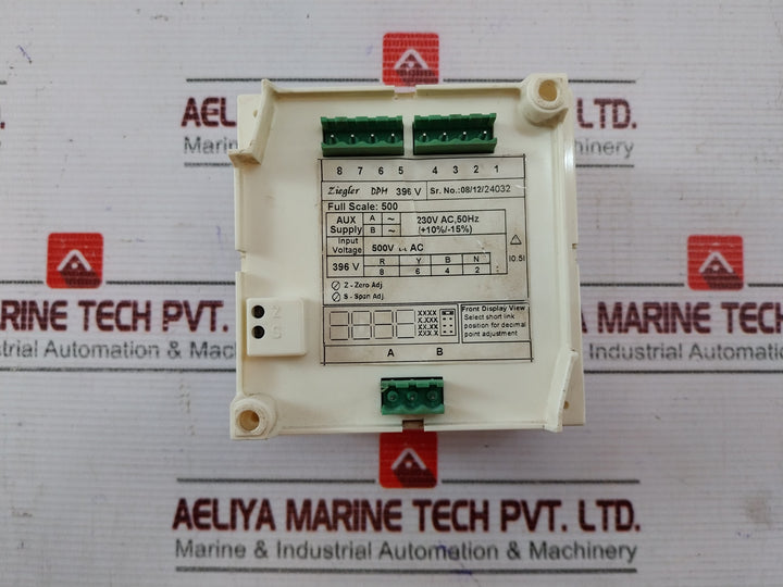 Ziegler Dpm 396V Ac Voltmeter