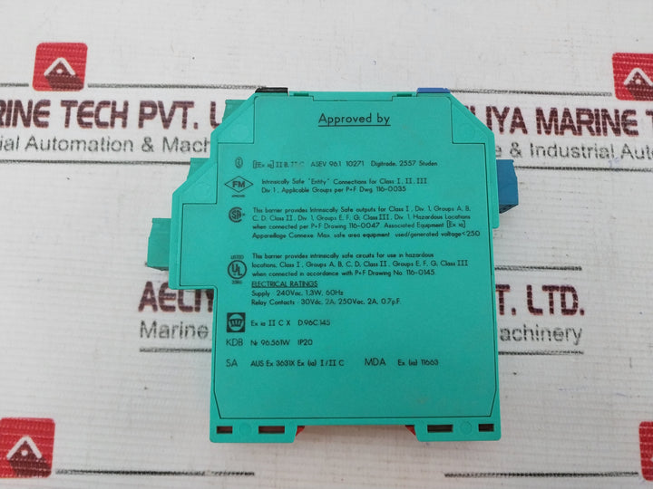 Pepperl+Fuchs KFA6-SR2-EX1.W.LB Switch Ampilifer 37369S