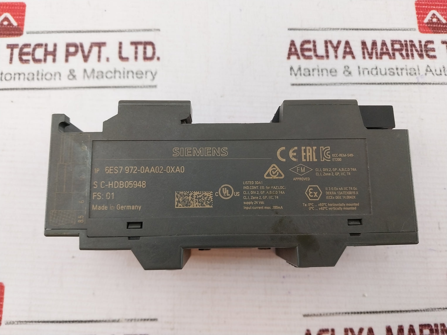 Siemens 6Es7 972-0Aa02-0Xa0 Interface Module Rs 485-repeater