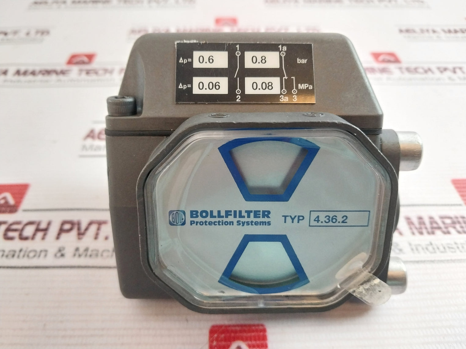 Bollfilter 4.36.2 Differential Pressure Indicator