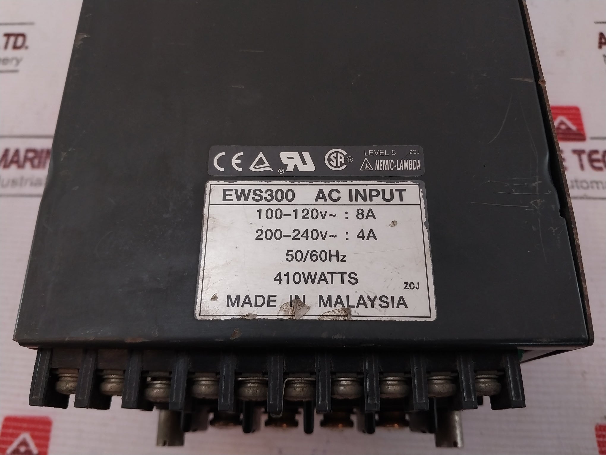 Nemic-lambda Ews 300-28 Power Supply 100-120V 8A 50/60Hz