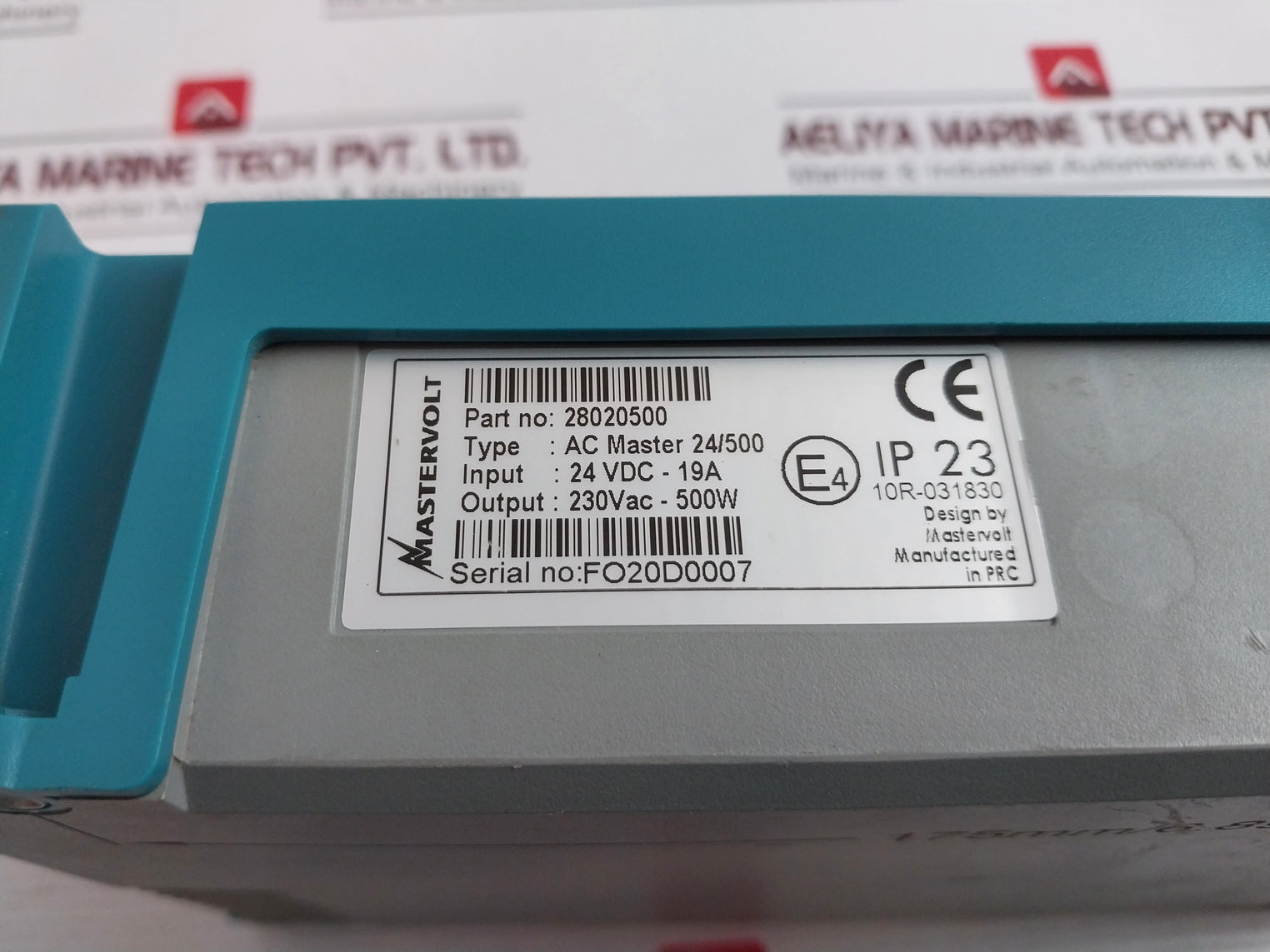 Mastervolt Ac Master 24/500 Sine Wave Inverter 28020500, 24 Vdc – 19A