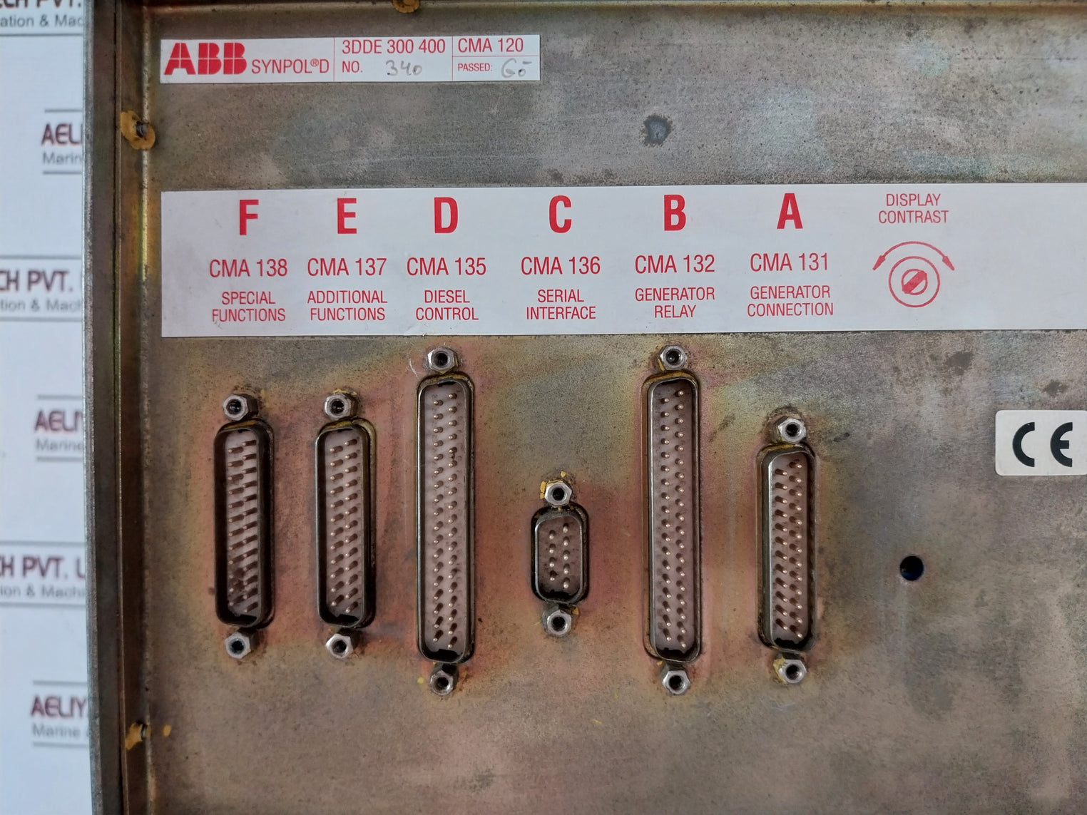 Abb 3Dde 300 400 Controller Panel Parameter Monitor Cma 120 (Not Working)