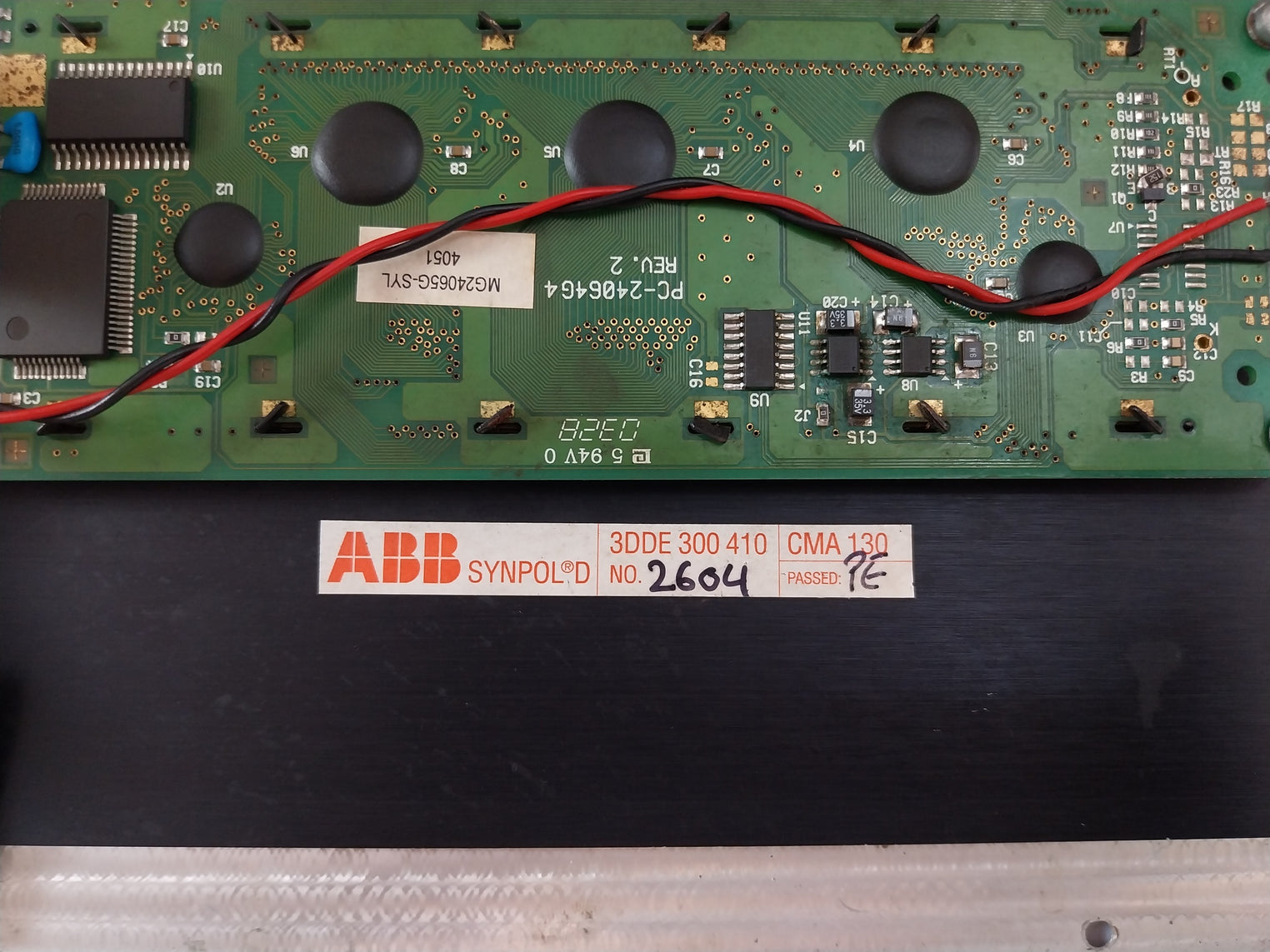 Abb 3Dde 300 400 Controller Panel Parameter Monitor Cma 120 (Not Working)