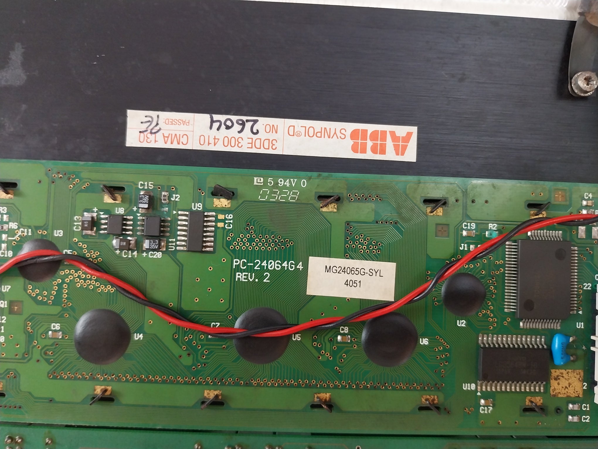 Abb 3Dde 300 400 Controller Panel Parameter Monitor Cma 120