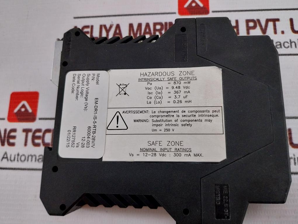 Bei Sensors Em-dr1-is-5-rtb-28V/V Isolated Barrier 60004-00X