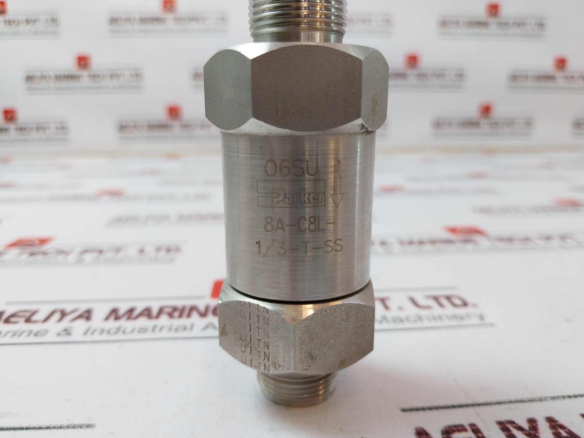 Parker 8A-c8L-1/3-t-ss One-way Valve
