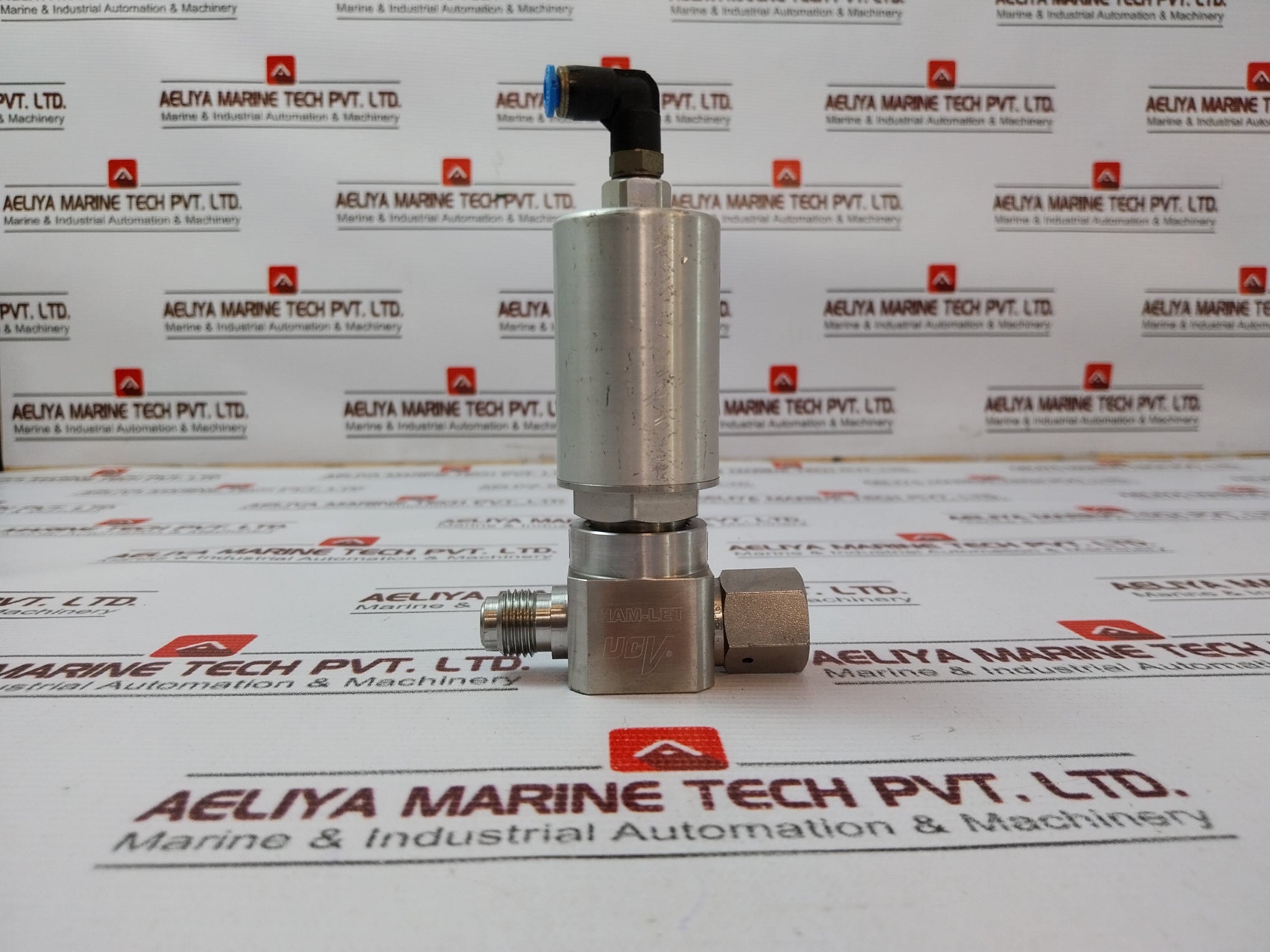 Ham-let Hm20-4Vkc-gf4M4-sp-300Psi Pneumatic Diaphragm Valve Ss316L 60-90 Psi