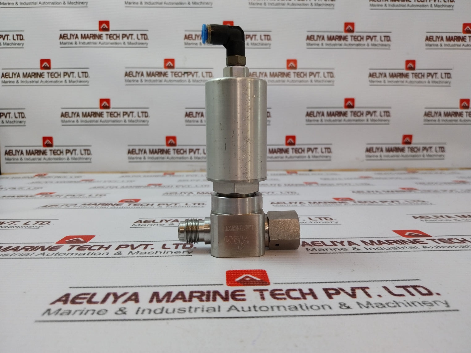 Ham-let Hm20-4Vkc-gf4M4-sp-300Psi Pneumatic Diaphragm Valve Ss316L 60-90 Psi