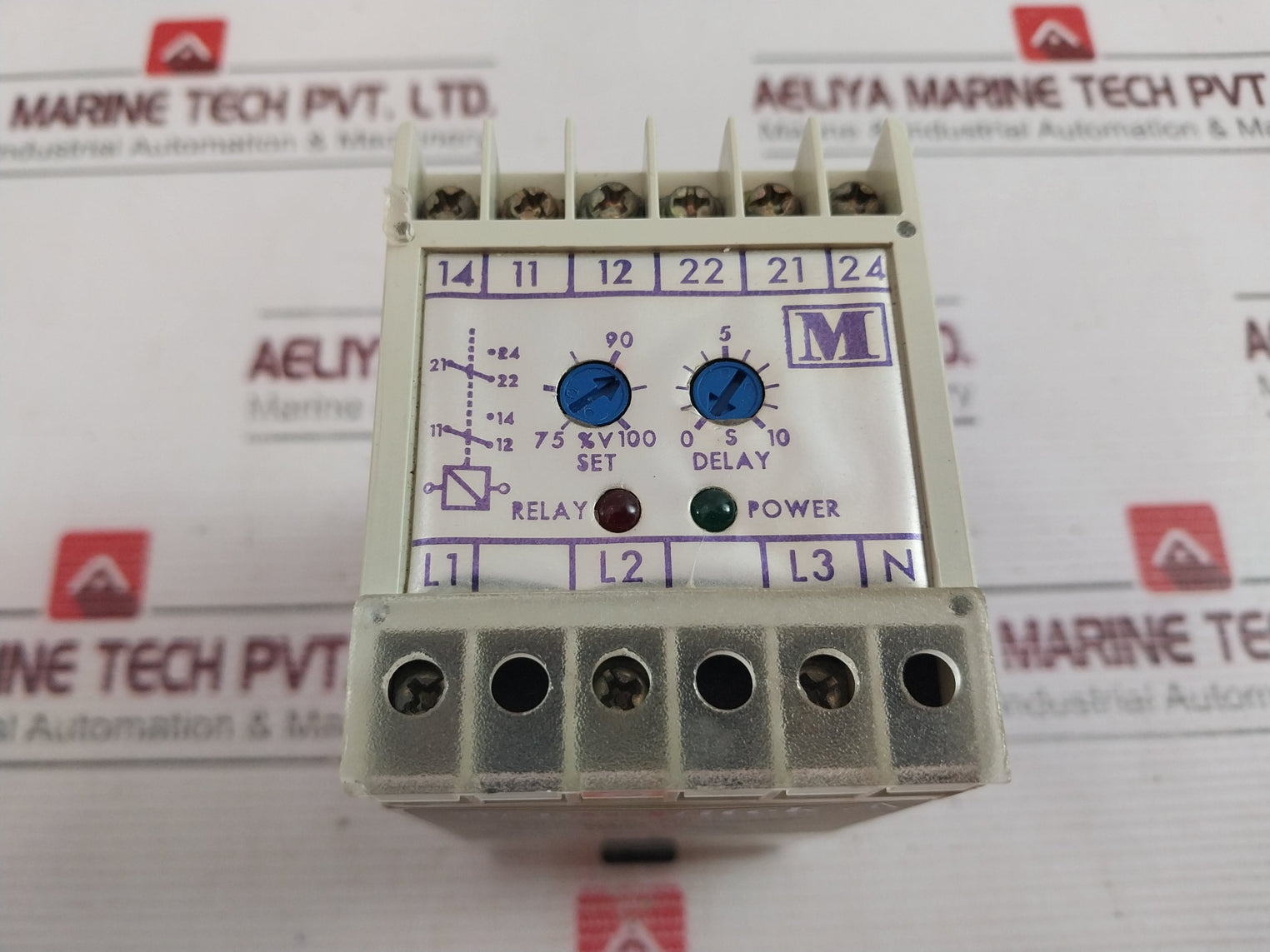 Multitek M200-v33X 3 Phase Voltage Relay 450V 50/60Hz