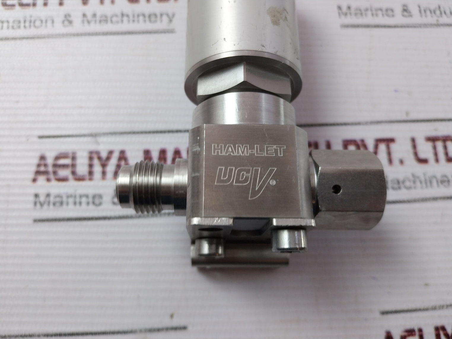 Ham-let Hm20-4Vkc-gf434-sp-300Psi Pneumatic Diaphragm Valve 1/8 Npt