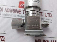 Ham-let Hm20-4Vkc-gf434-sp-300Psi Pneumatic Diaphragm Valve 1/8 Npt