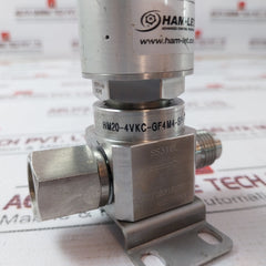 Ham-let Hm20-4Vkc-gf434-sp-300Psi Pneumatic Diaphragm Valve 1/8 Npt