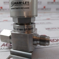 Ham-let Hm20-4Vkc-gf434-sp-300Psi Pneumatic Diaphragm Valve 1/8 Npt