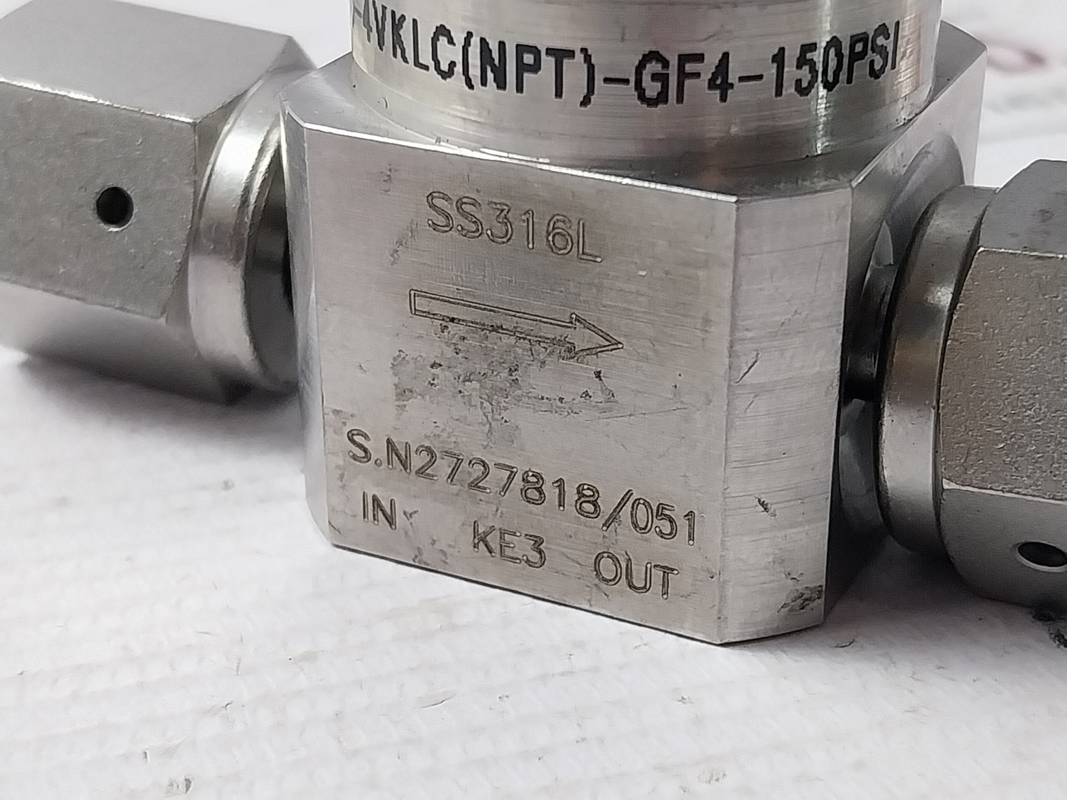 Ham-let Hm20-4Vklc(Npt)-gf4-150Psi Air Operated Valves