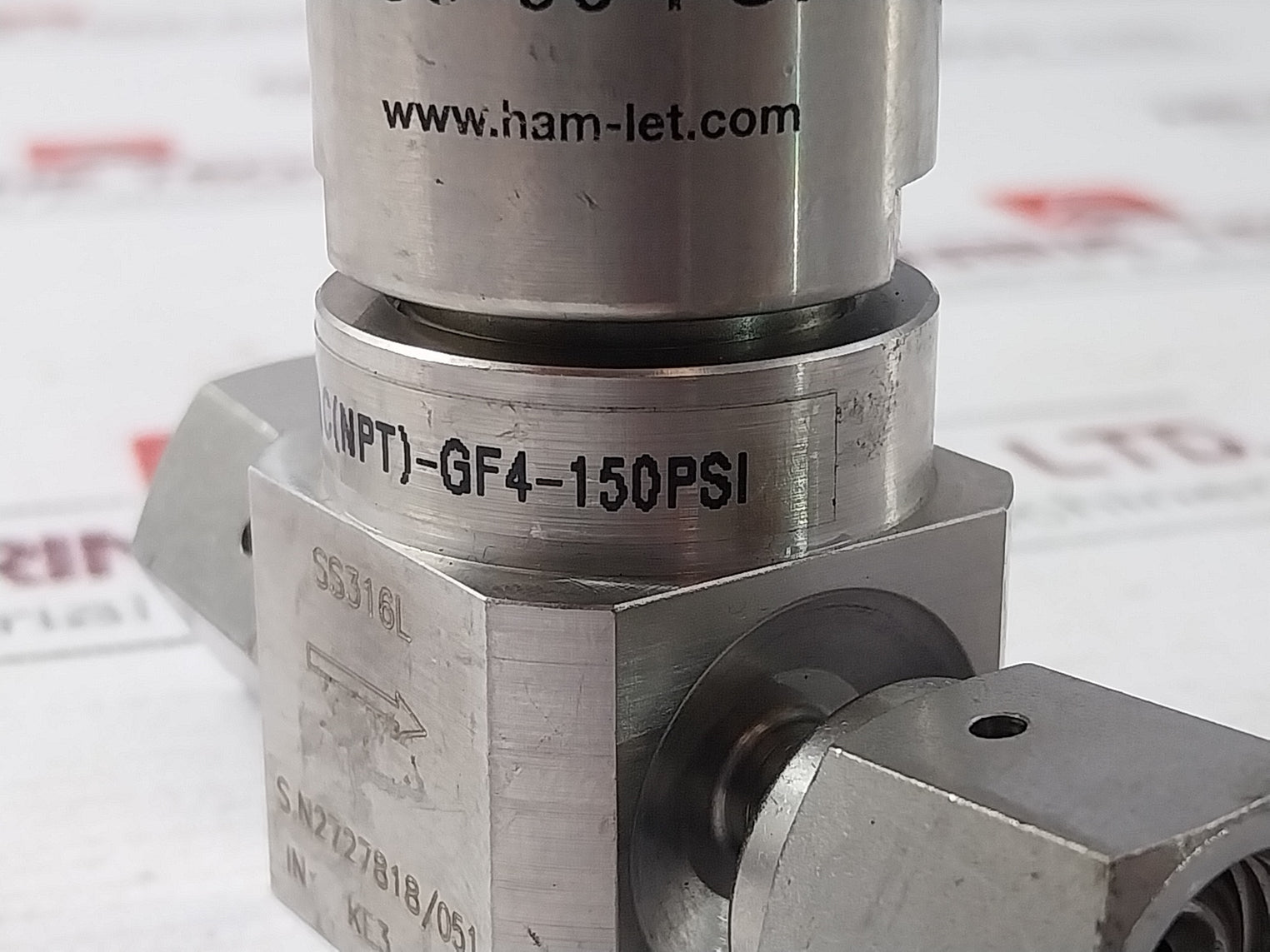 Ham-let Hm20-4Vklc(Npt)-gf4-150Psi Air Operated Valves