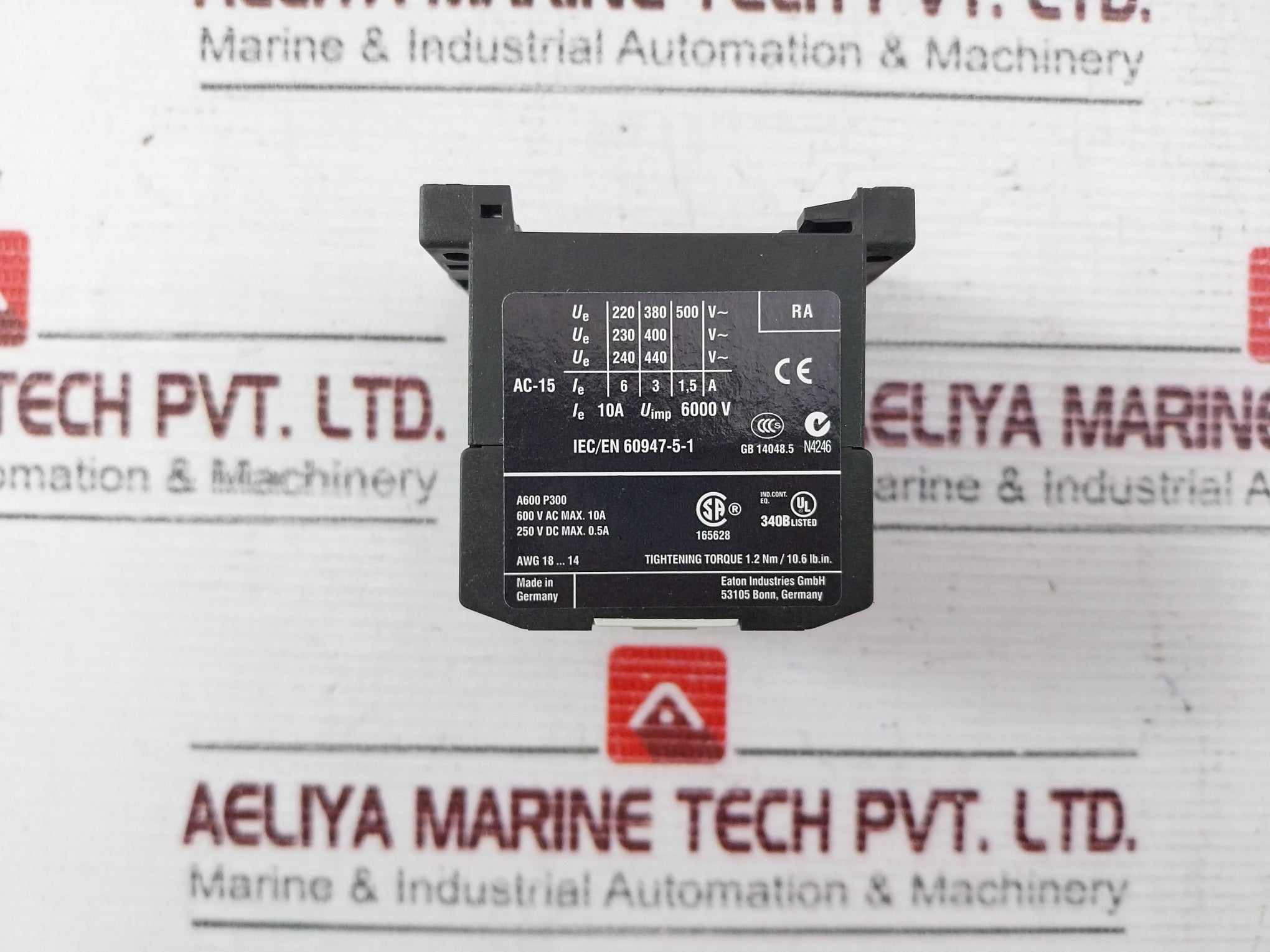 Moeller Dil Er-40 Contactor Relay 600V 10A 50/60Hz
