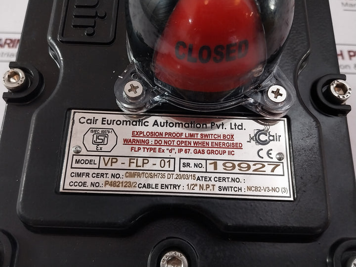 Cair Vp-flp-01 Explosion Proof Limit Switch Box Lmsncb2V3N00