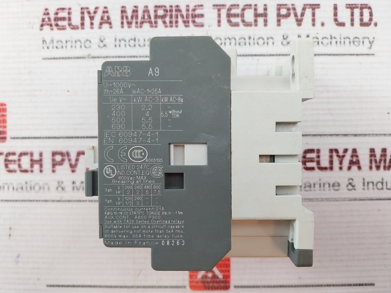 Abb A9-30-10 Contactor a005135