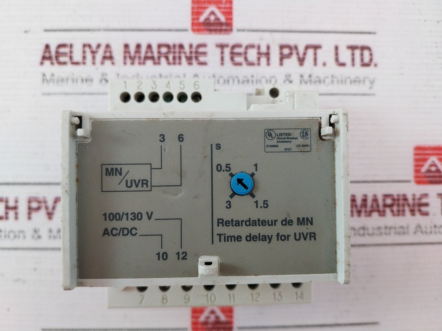 Schneider Electric 33681 Time Delay Relay For Uvr