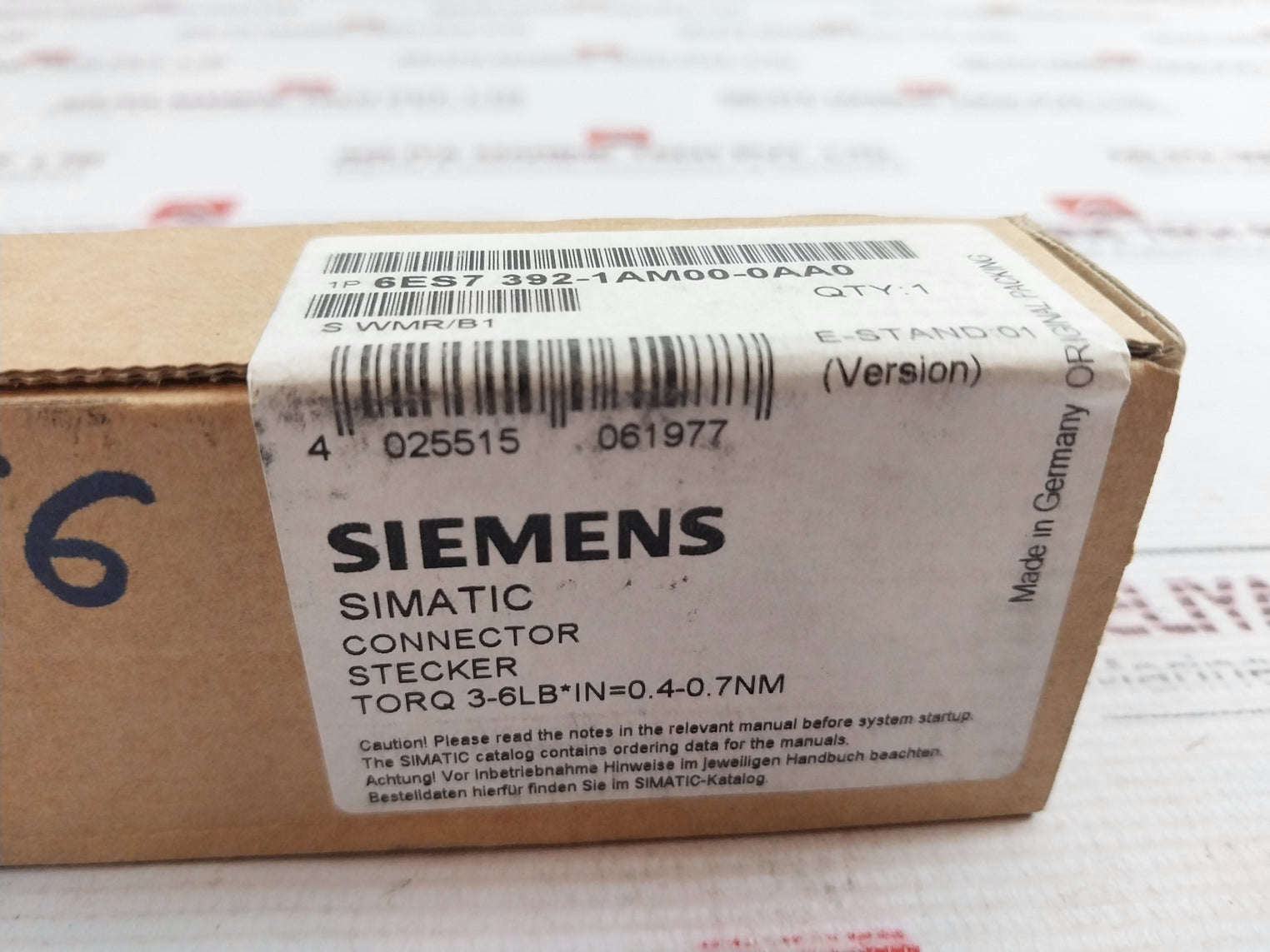 Siemens 6Es7 392-1Am00-0Aa0 Connector