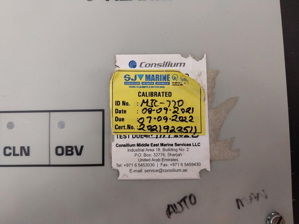 Jowa Cleantoil 9000 Oil Discharge Monitoring Equipment 220 Vac