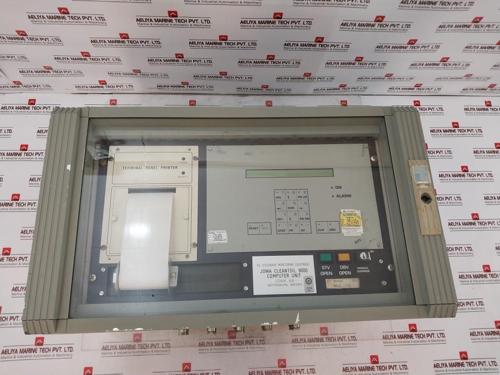 Jowa Cleantoil 9000 Oil Discharge Monitoring Equipment 220 Vac