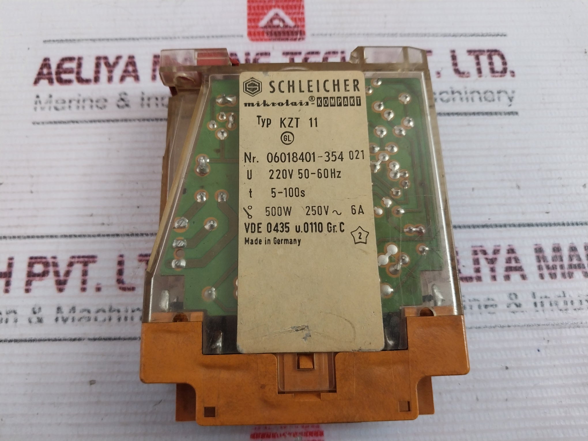 Schleicher Kzt 11 Time Relay 5-100S 50/60Hz