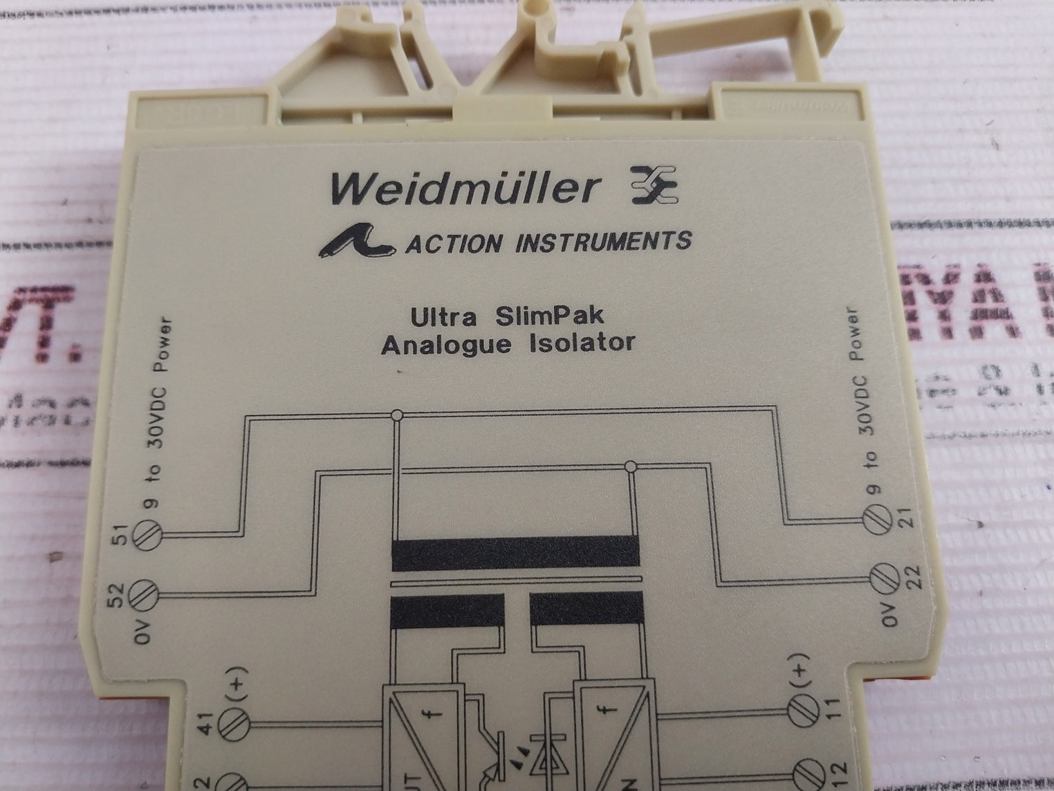 Weidmuller W408-00A3 Analogue Isolator 9-30Vdc