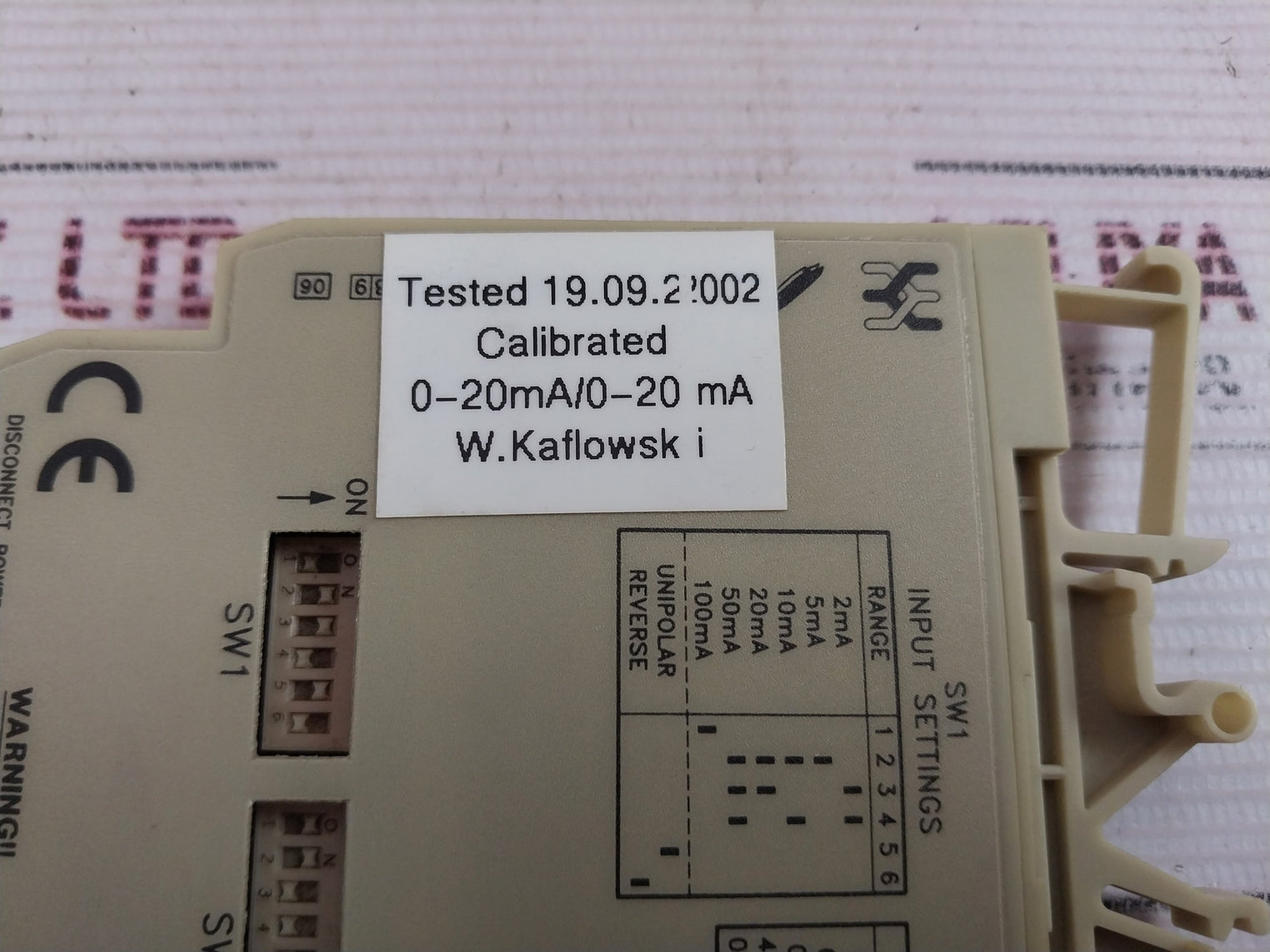 Weidmuller W408-00A3 Analogue Isolator 9-30Vdc