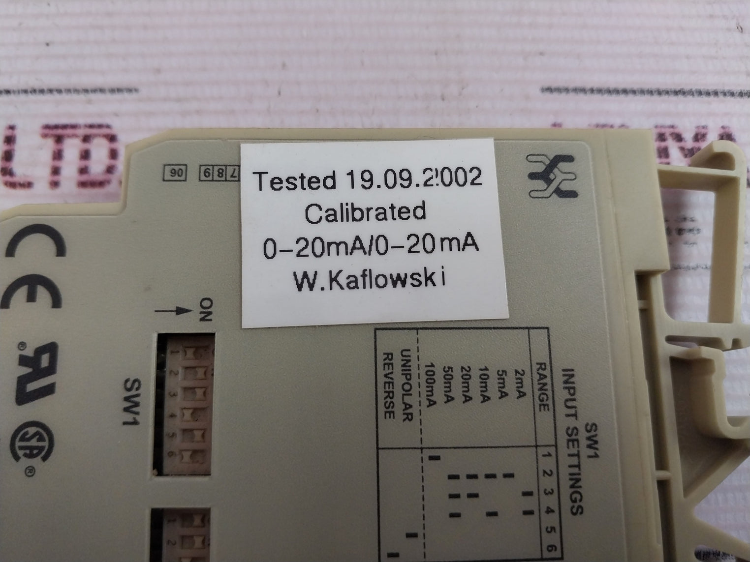 Weidmuller W408-00A3 Analogue Isolator 9 To 30Vdc Power