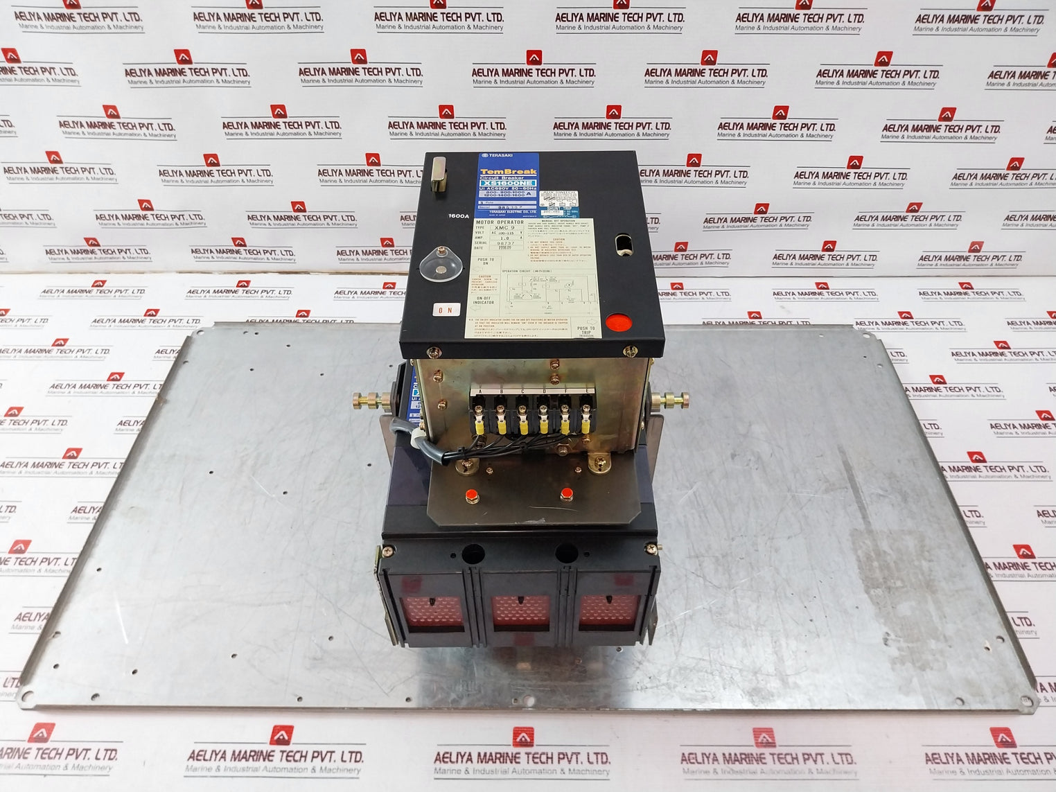 Terasaki Electric Xs1600Ne Circuit Breaker Xmc 9 Motor Operator 1600 A 3 Pole
