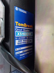 Terasaki Electric Xs1600ne Circuit Breaker Xmc 9 Motor Operator 1600 A 3 Pole
