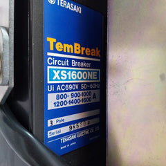Terasaki Electric Xs1600ne Circuit Breaker Xmc 9 Motor Operator 1600 A 3 Pole