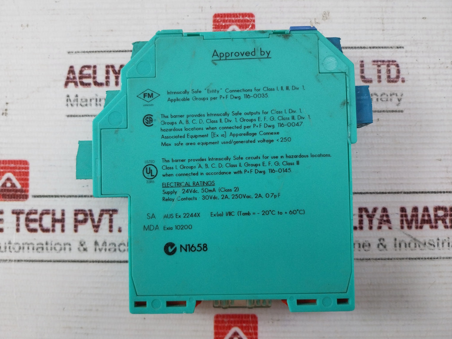 Pepperl+Fuchs Kfd2-sr2-ex2.W Switch Amplifier 103368S