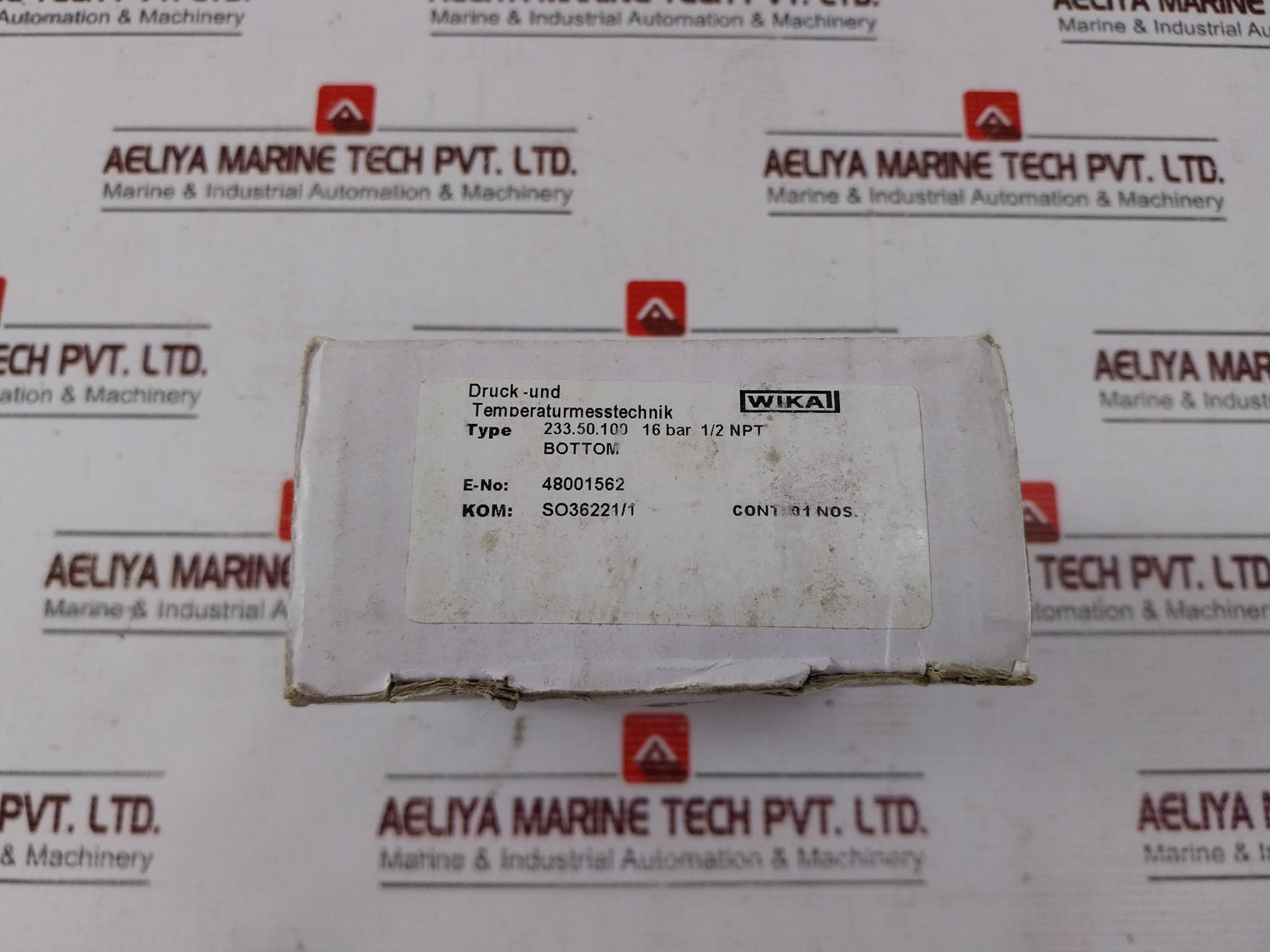 Wika 233.50.100 Pressure Gauges 0 – 16 Bar 9000Jjzh 48001562