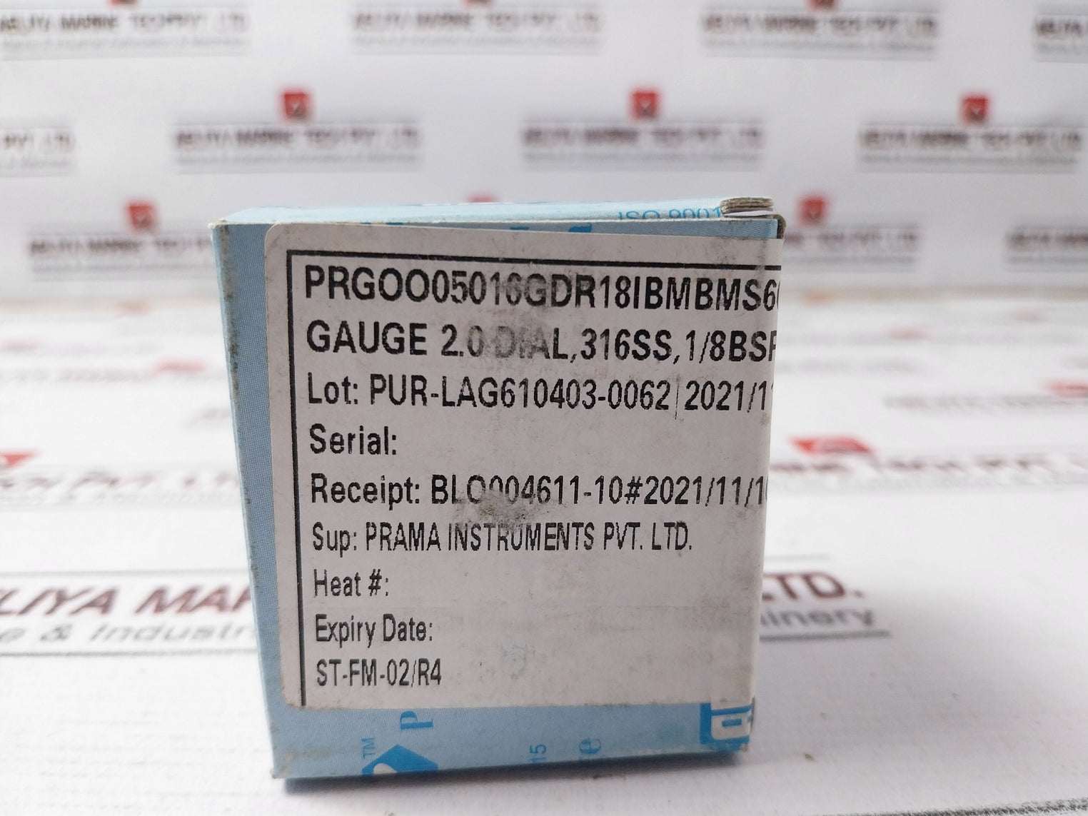 Abp 0-225 Psi Pressure Gauge 0-16 Kg/Cm2