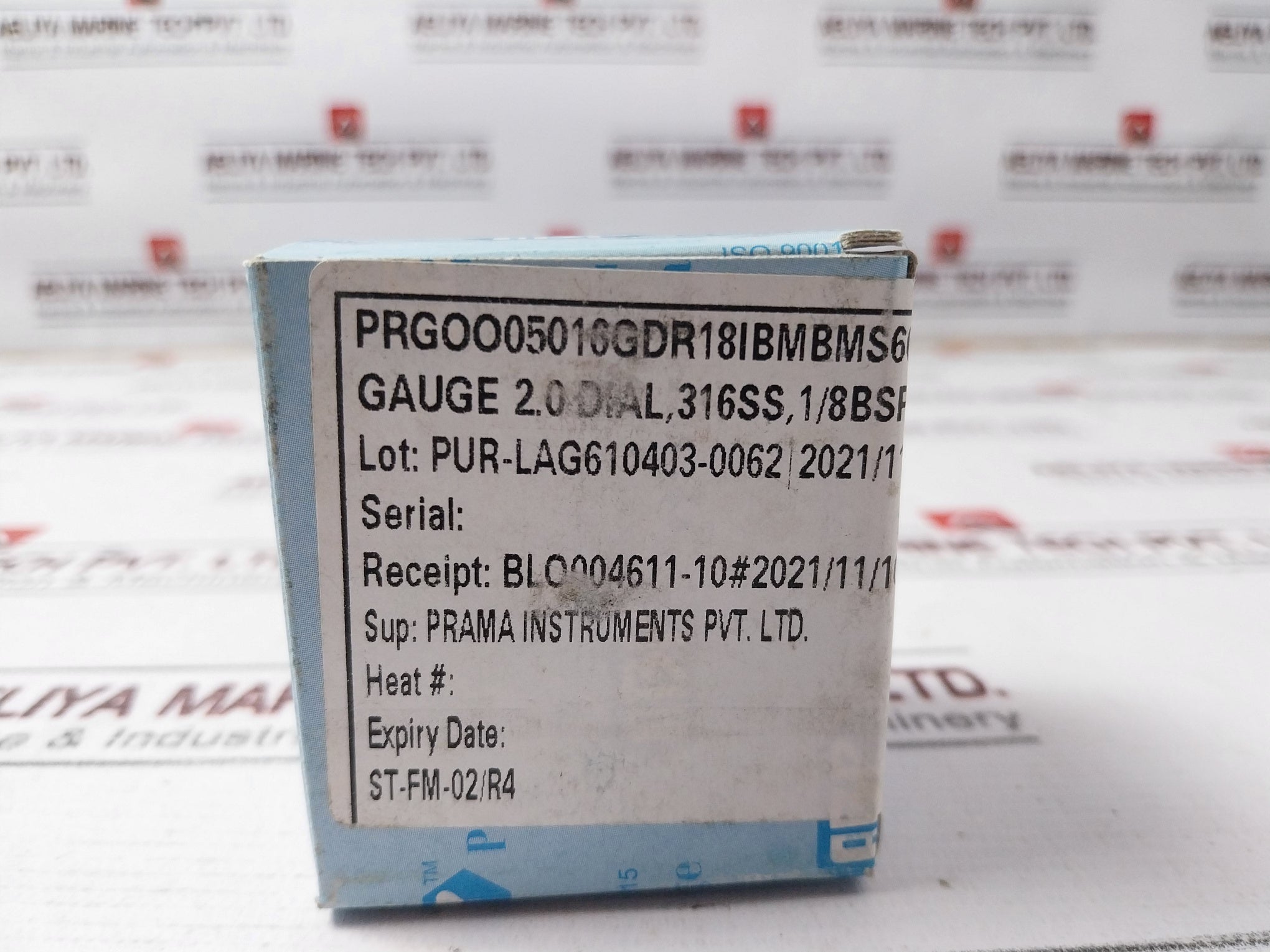 Abp 0-225 Psi Pressure Gauge 0-16 Kg/Cm2