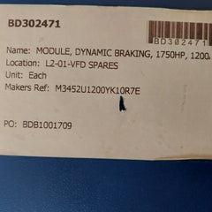 Bonitron M3452-u1200Yk10-r7E Heavy Duty Braking Transistor 690V Ac