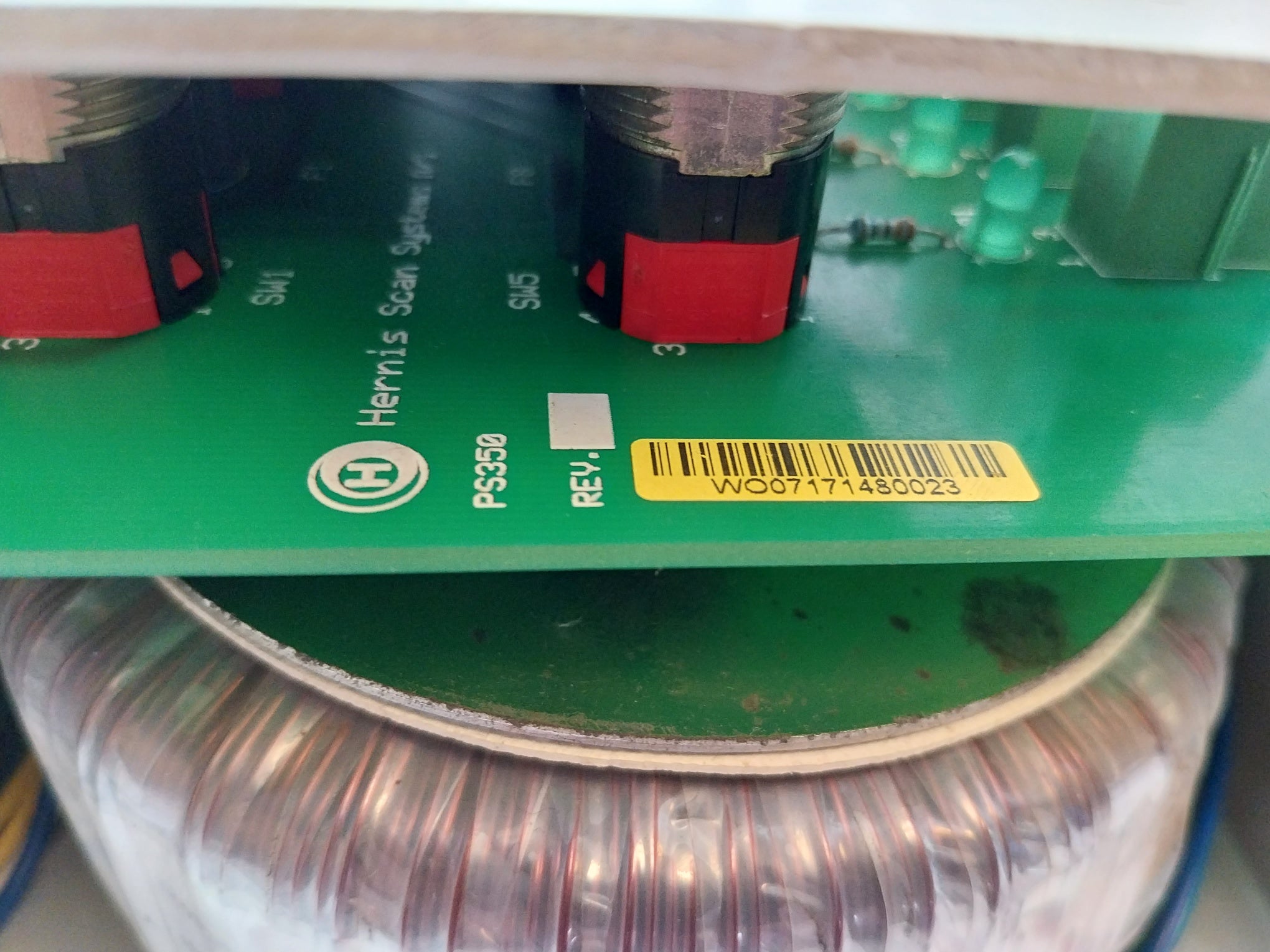 Hernis Scan Systems Ps 350 Voltage Selector 230/115Vac