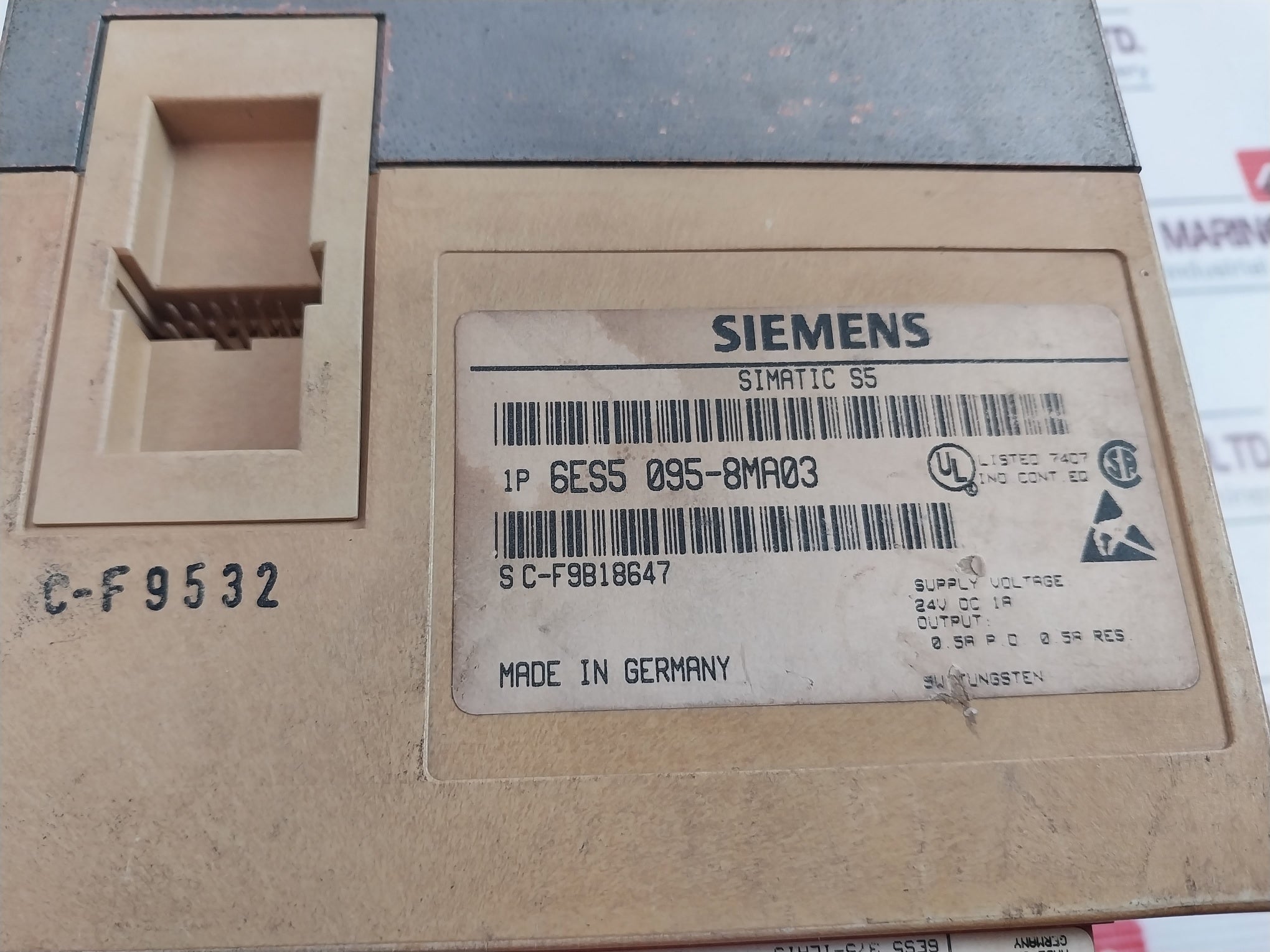 Siemens Simatic S5 6Es5 095-8Ma03 Programmable Controller 6Es5 375-1La15