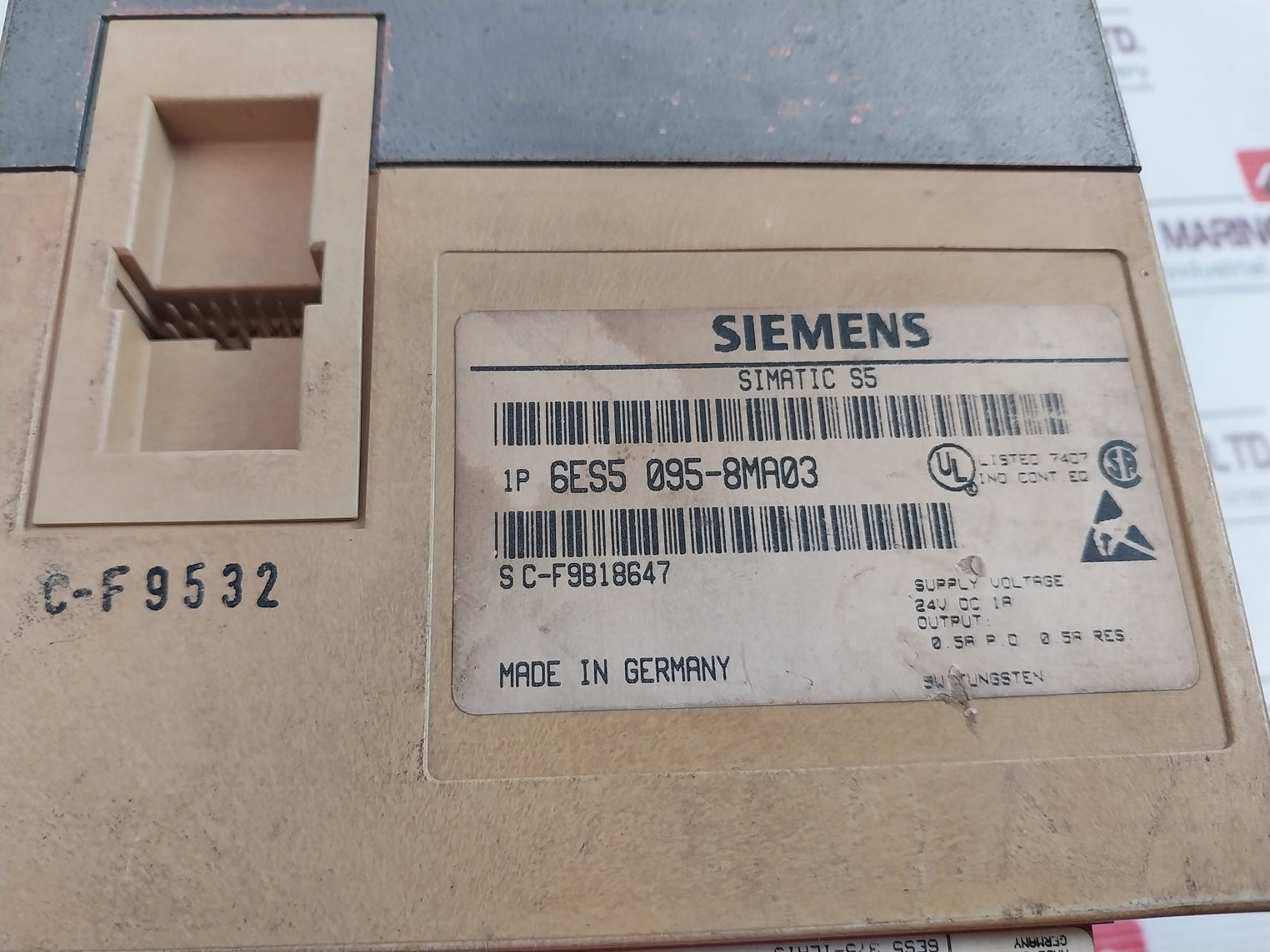 Siemens Simatic S5 6Es5 095-8Ma03 Programmable Controller 6Es5 375-1La15