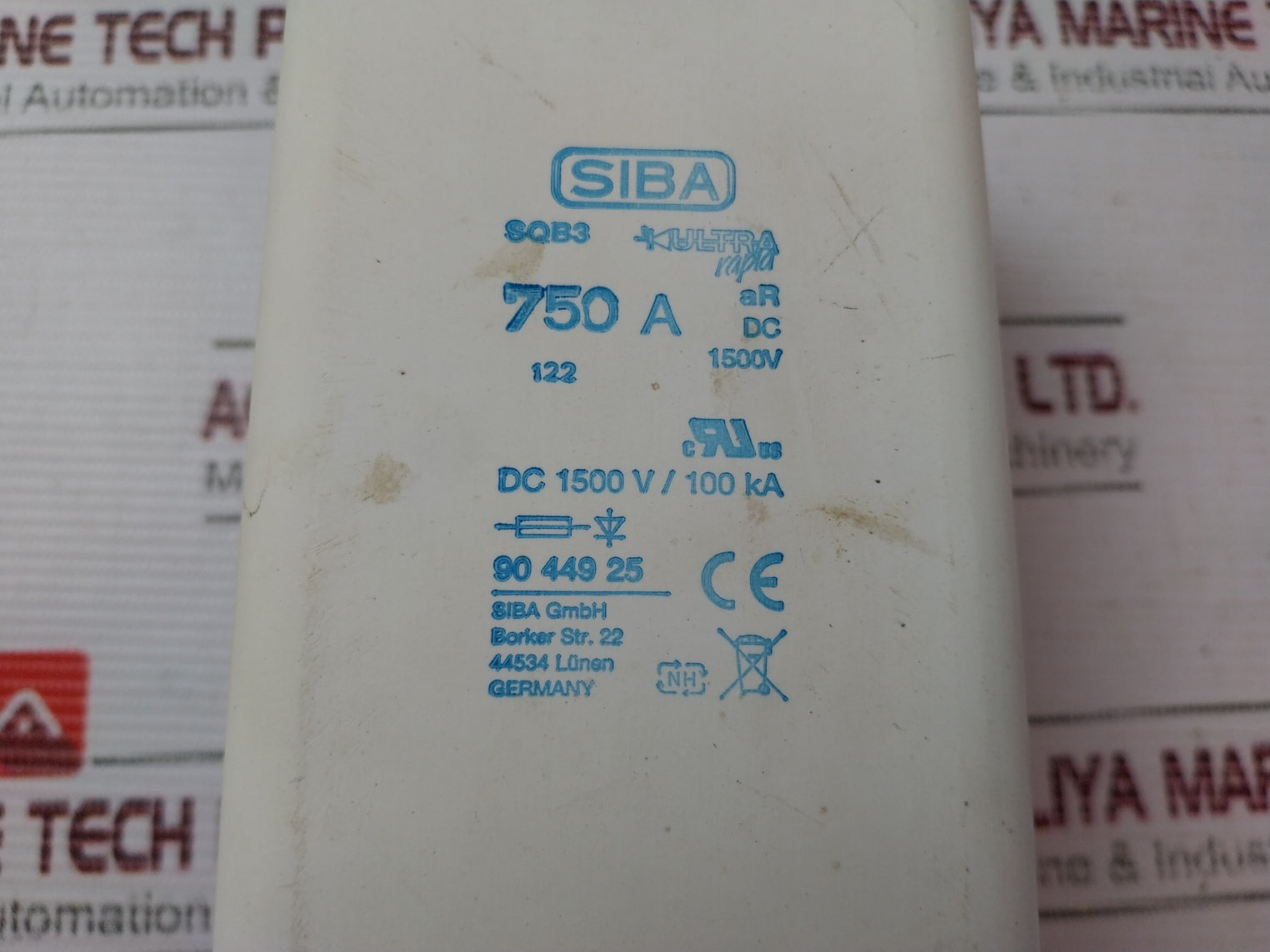 Siba Ultra Rapid Sqb3 Fuse 750A