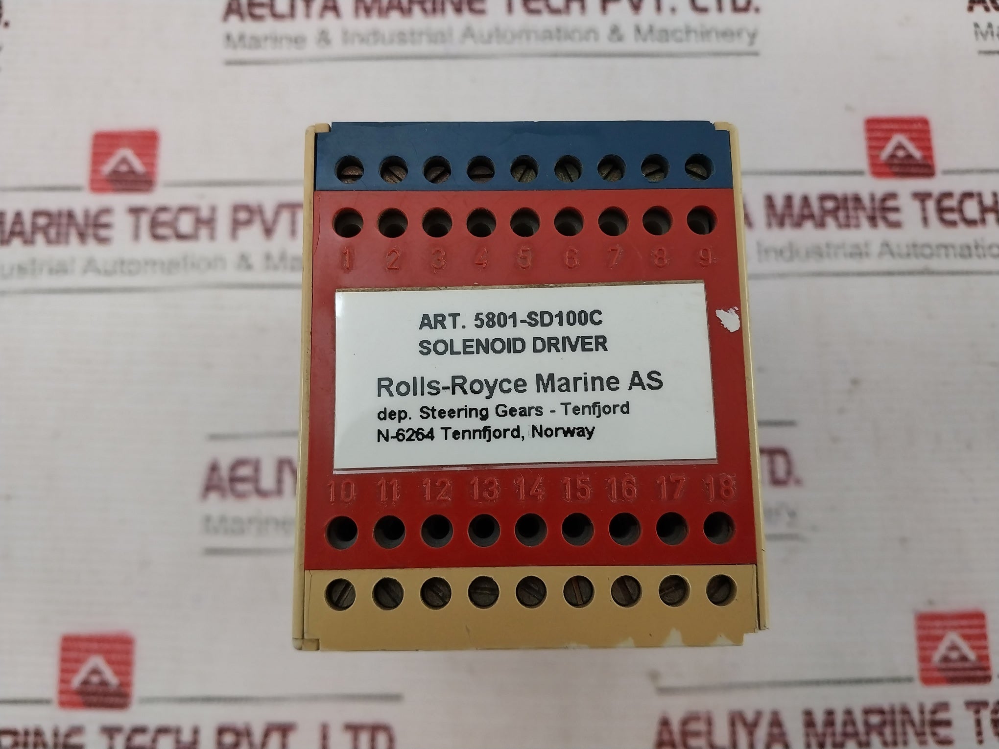 Rolls-Royce 5801-SD100C Solenoid Driver ( Not Working)