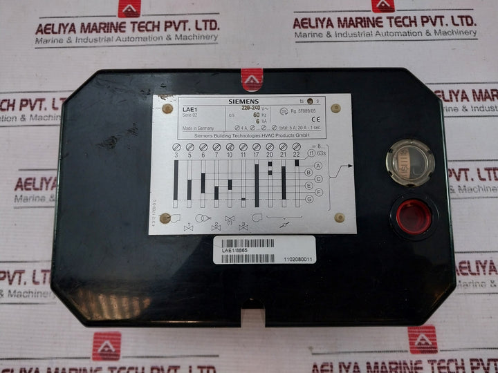 Siemens Lae1 Oil Burner Controller 20-240V~ 60Hz 6 Va