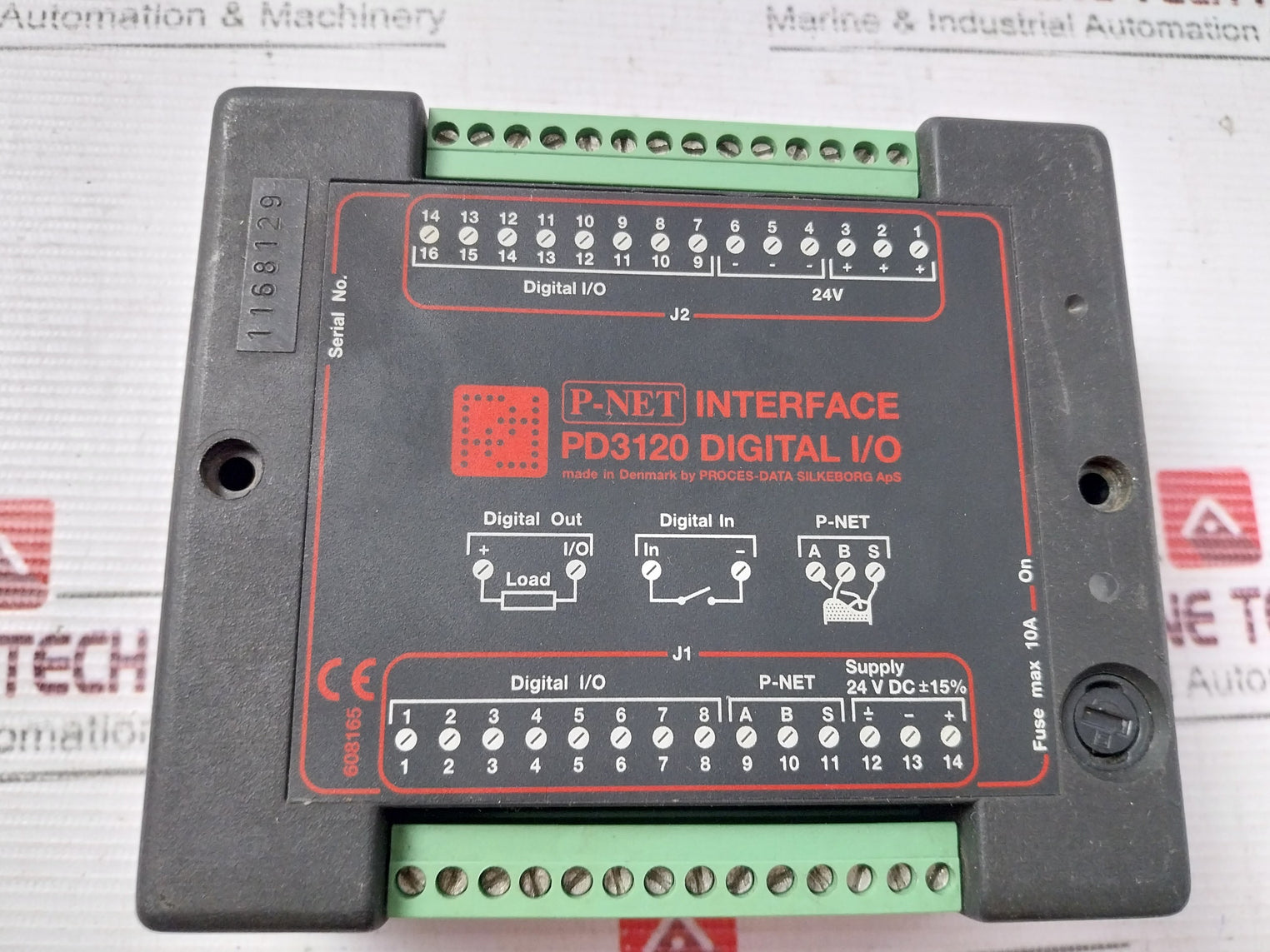 Proces-data Pd3120 Digital I/O Interface Module 608165 24Vdc