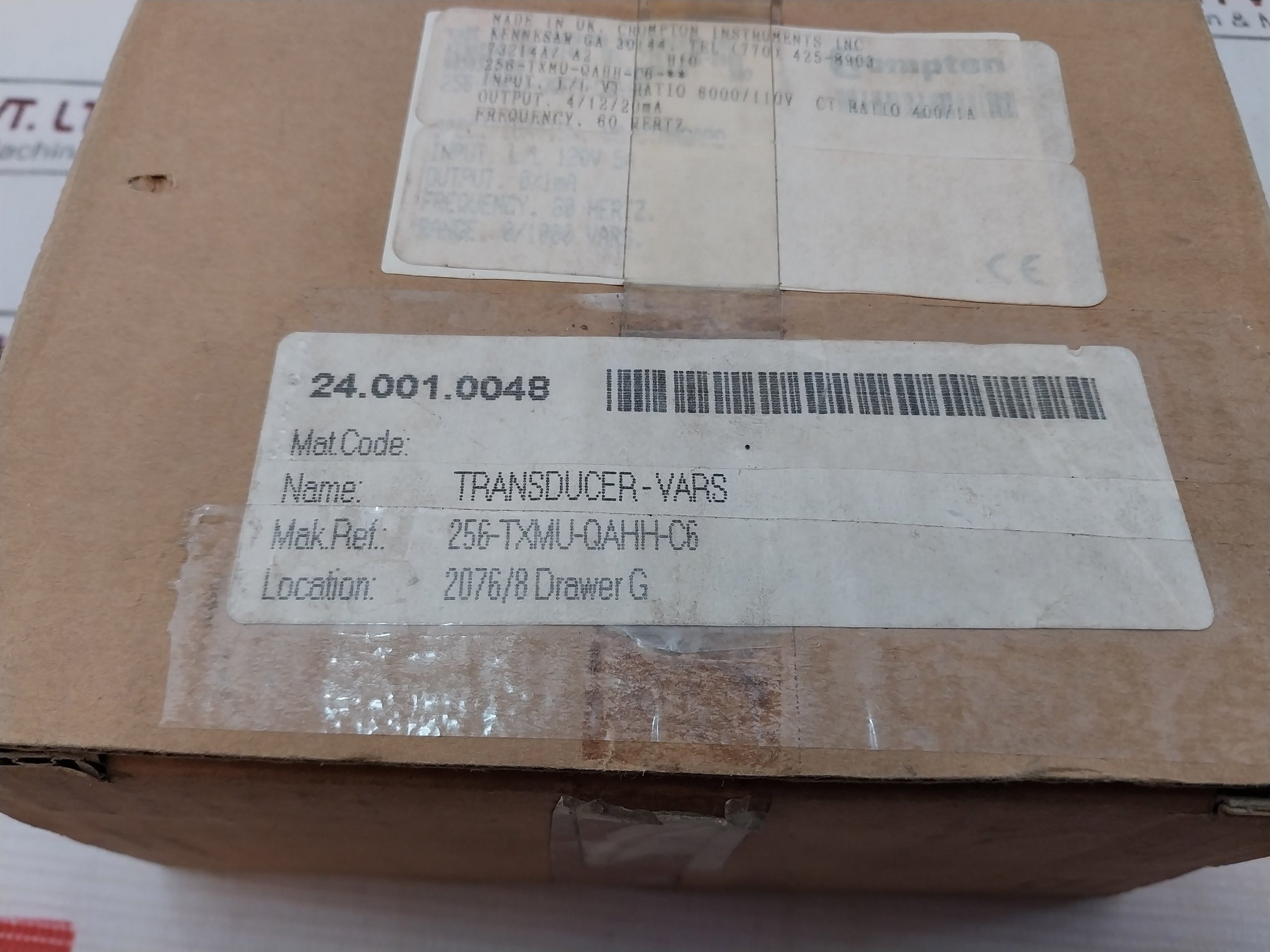 Crompton Instruments 256-txmu Paladin Transducer Module