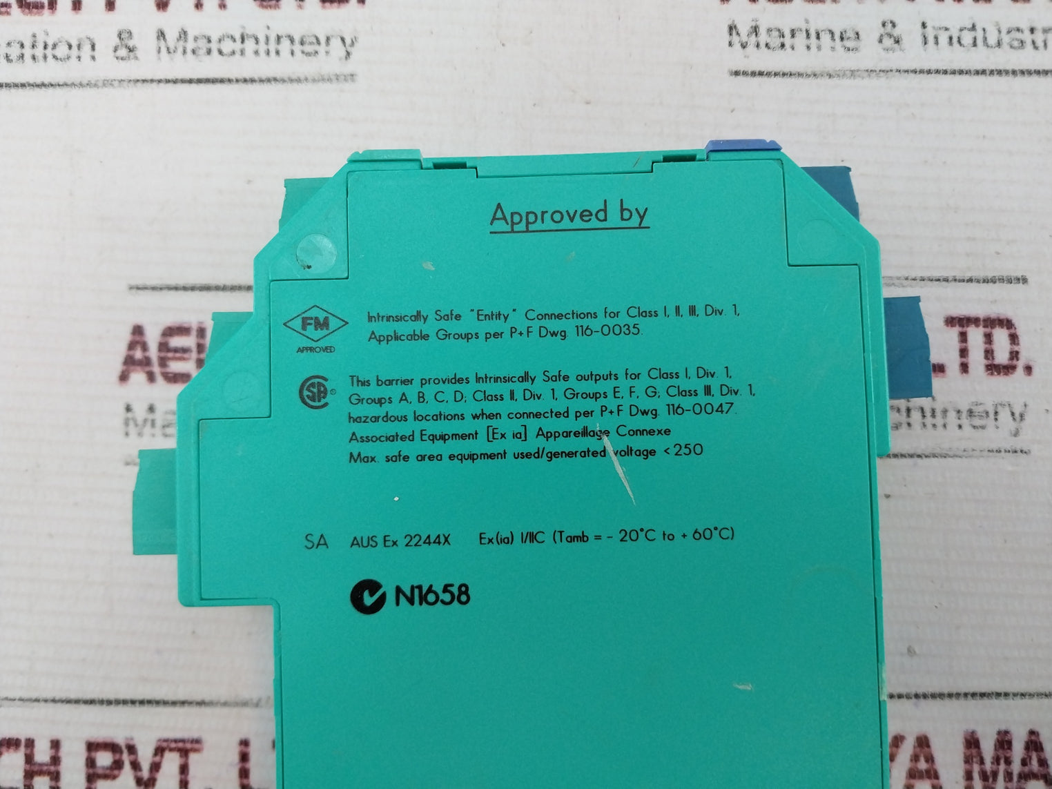 Pepperl+fuchs Kfd2-sr2-ex2.w Switch Amplifier 20-30v